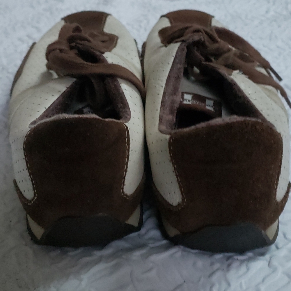 Tommy Hilfiger Brown Suede/ White Cloth Sneakers TM04618 Men 9M - Picture 8 of 14